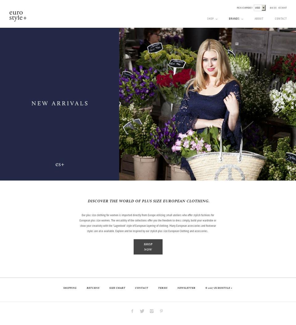 eurostyleplus.com shopify website screenshot