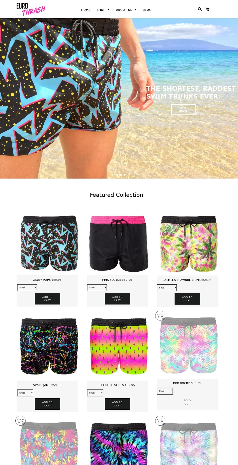 eurothrash.com — Shopify store on .com