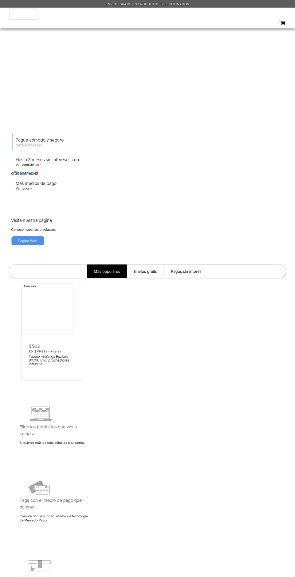 euzkola.com shopify website screenshot