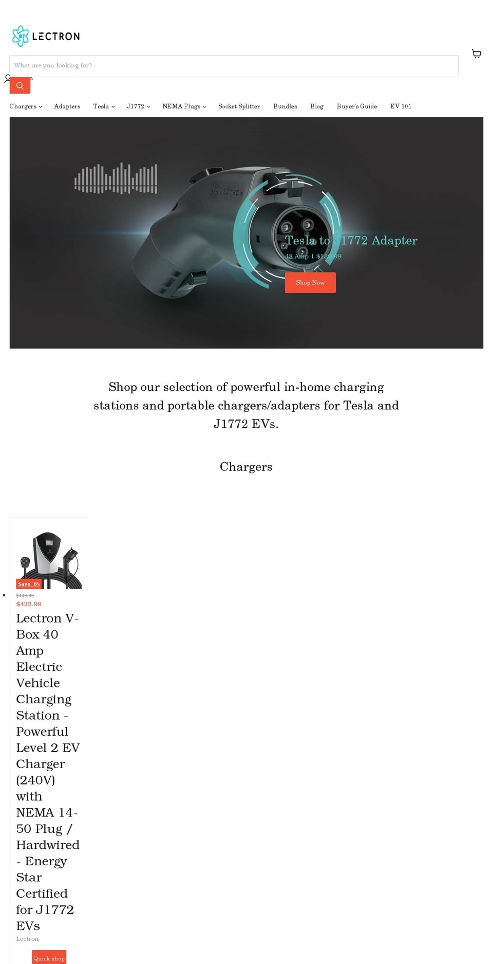 ev-lectron.com — Shopify storefront screenshot