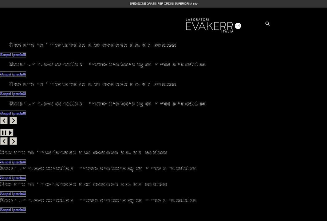 evakerr.it shopify website screenshot