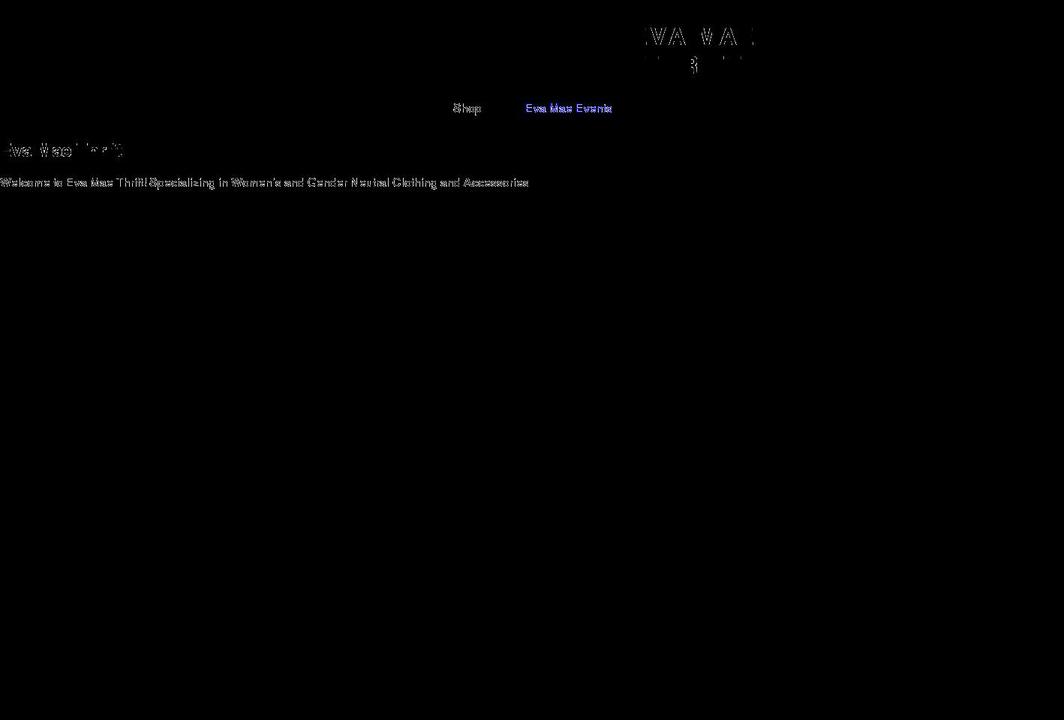 evamaethrift.com shopify website screenshot