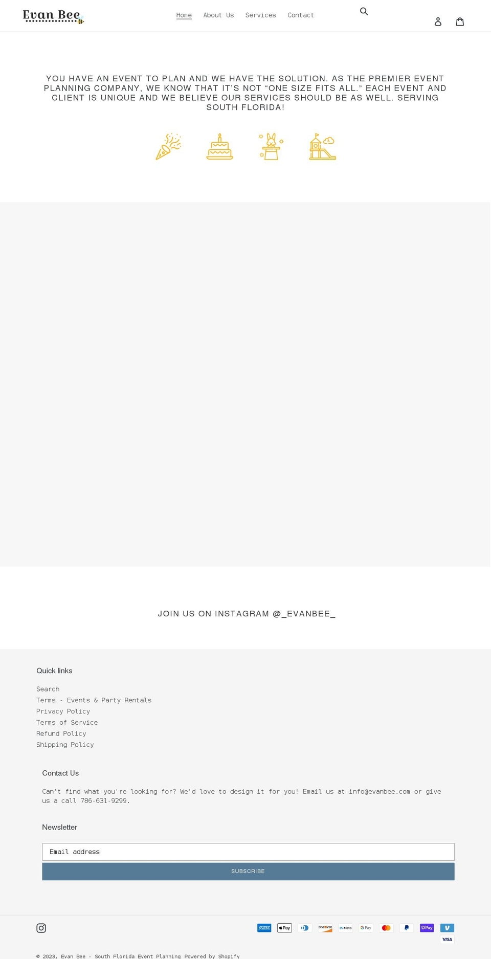 evanbee.com shopify website screenshot