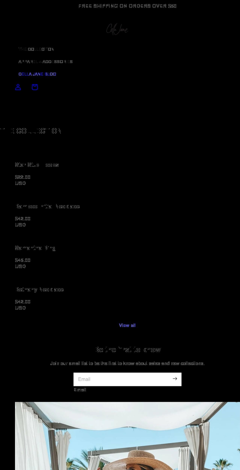 evanferry.com shopify website screenshot