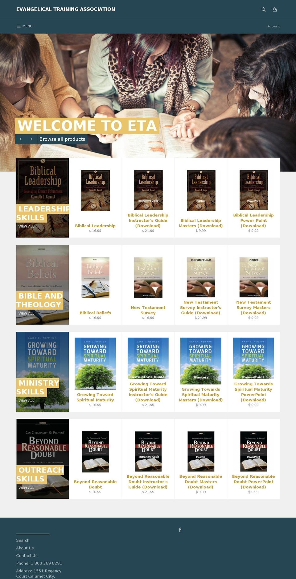 theme-export-church-gifts-myshopify-com-ventur Shopify theme site example evangelicaltrainingassociation.com