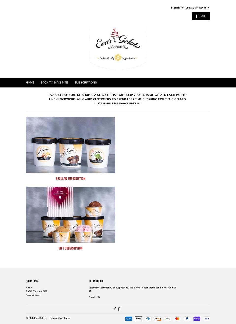 evasexpress.com shopify website screenshot