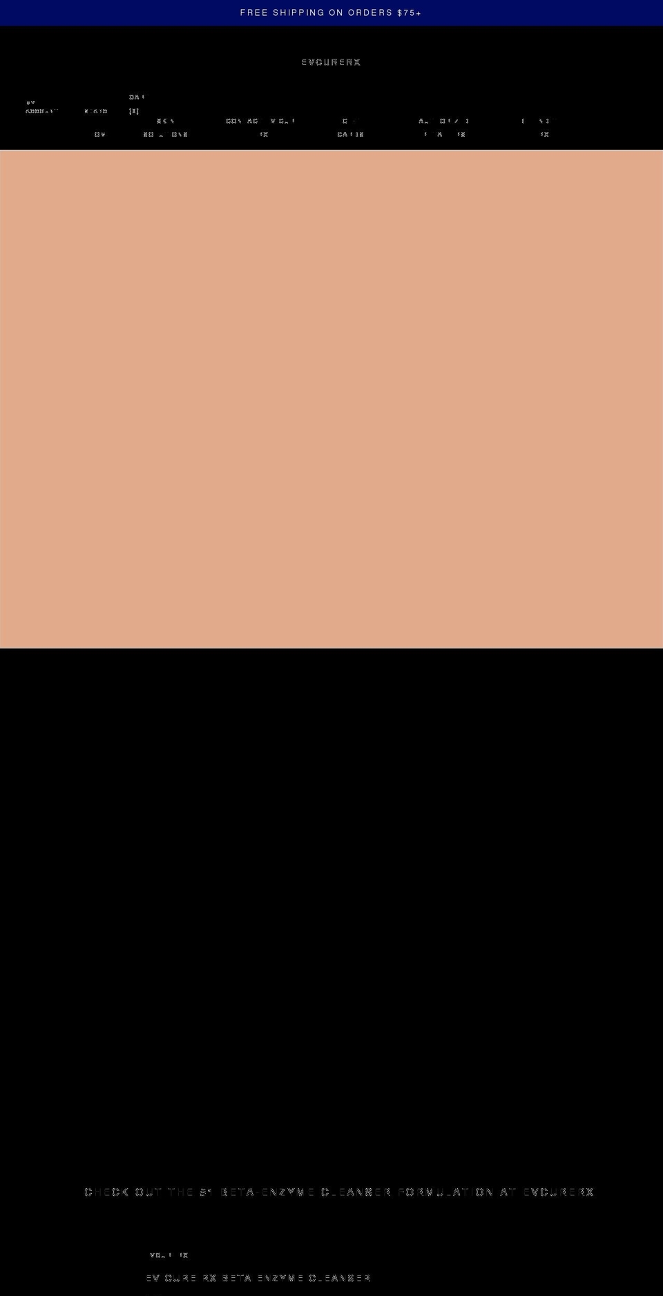 evcurerx.com shopify website screenshot