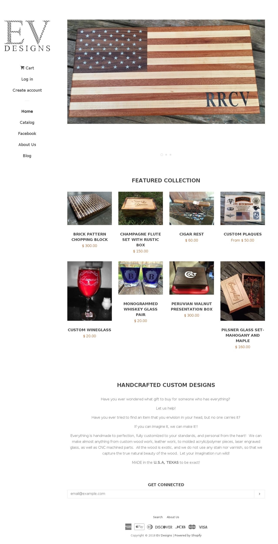 evdesignshop.com — Shopify storefront screenshot