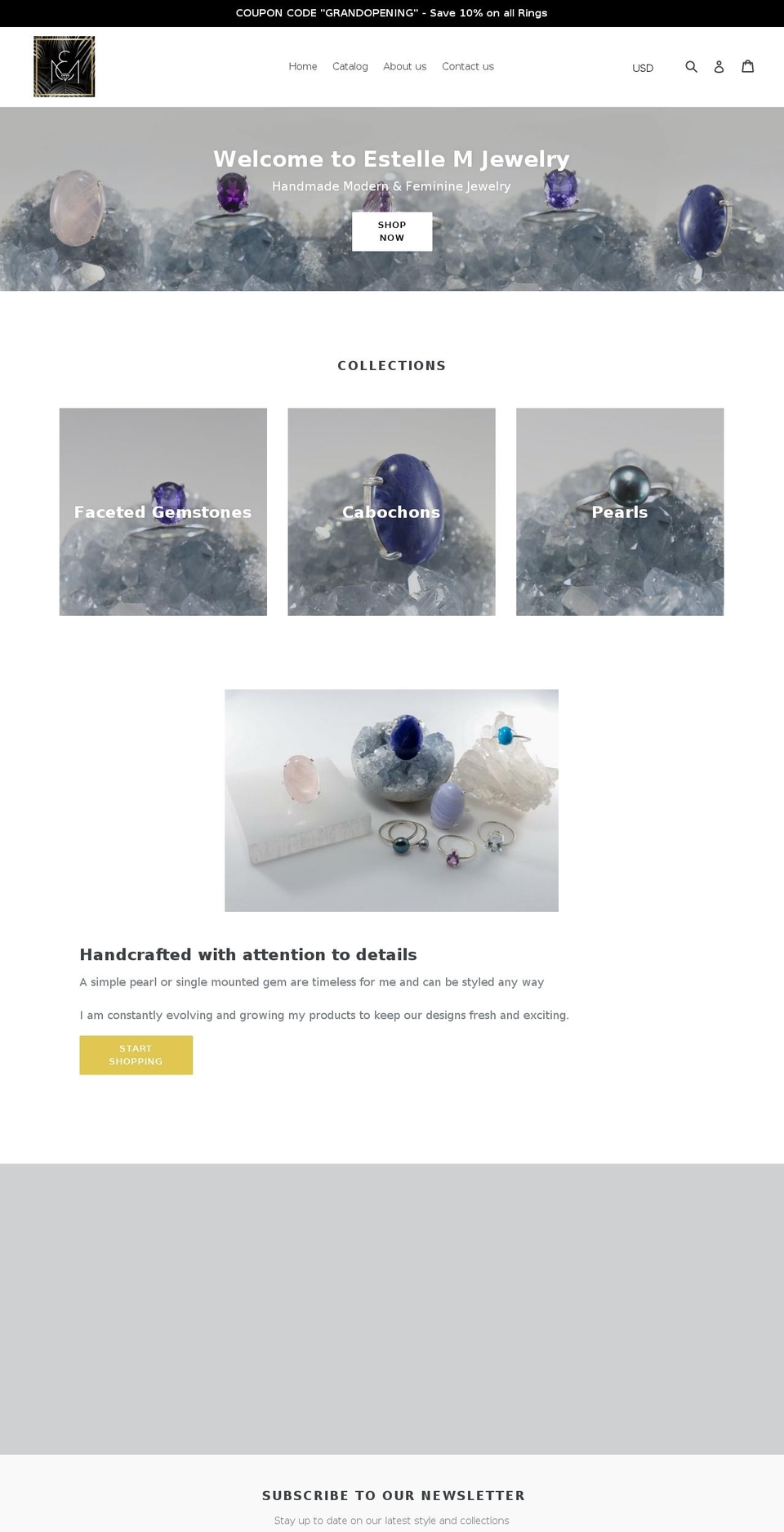 evebijoux.com — Shopify storefront screenshot