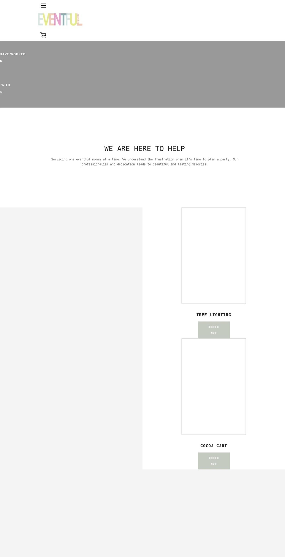 eventfulmommy.com shopify website screenshot