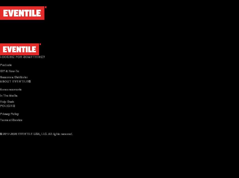 eventiletools.com shopify website screenshot