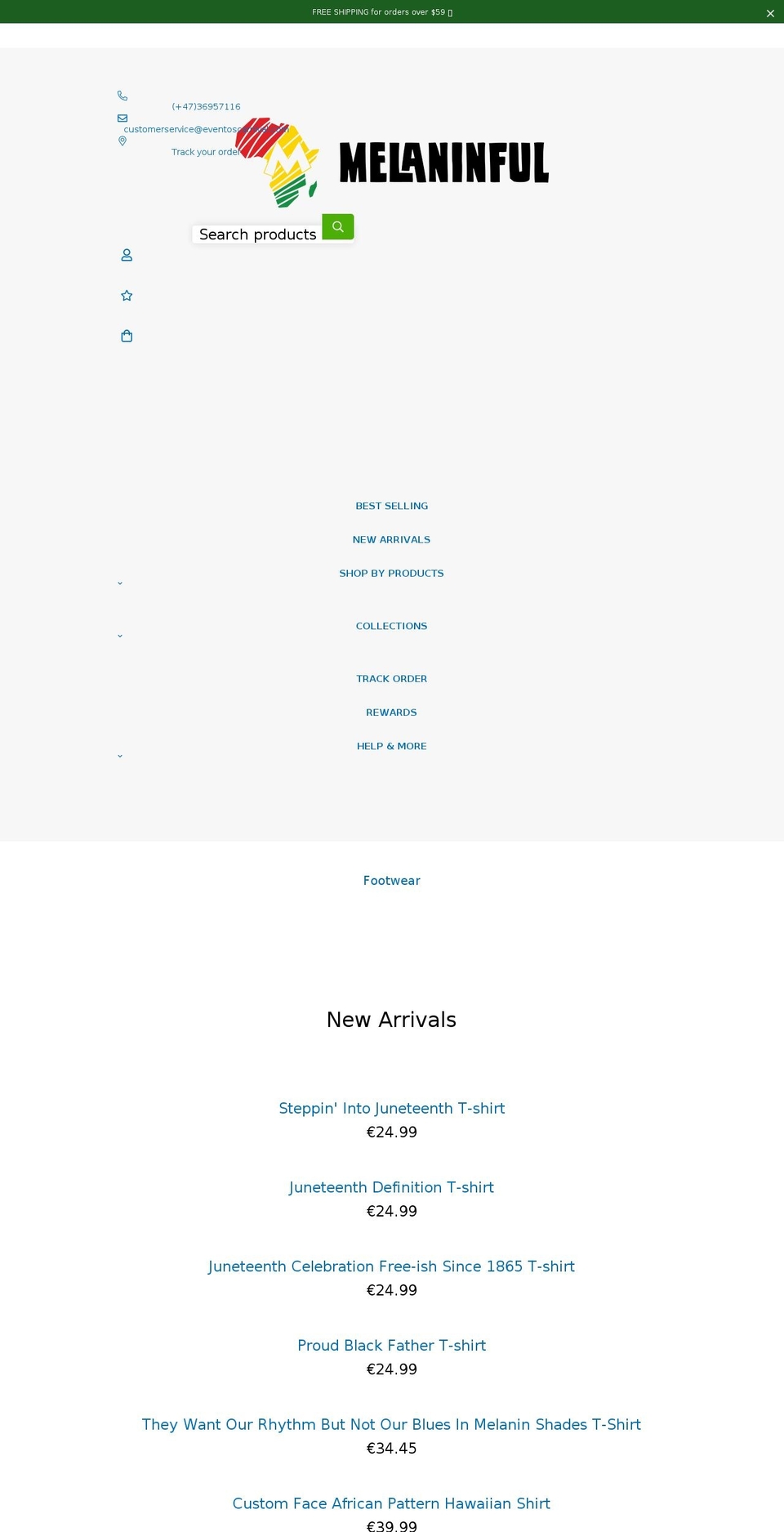 eventoscarnival.com shopify website screenshot