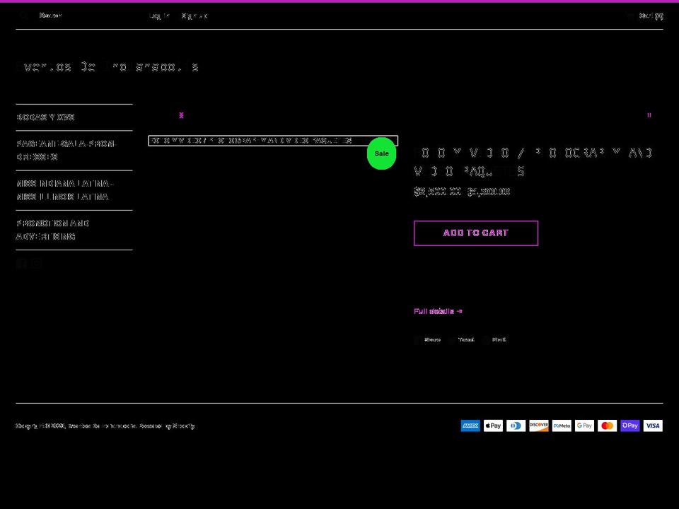 eventosdeindianapolis.com shopify website screenshot