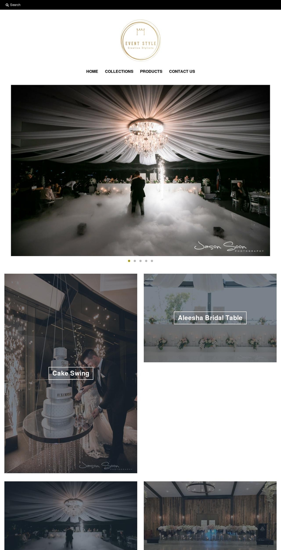 eventstyle.net.au shopify website screenshot