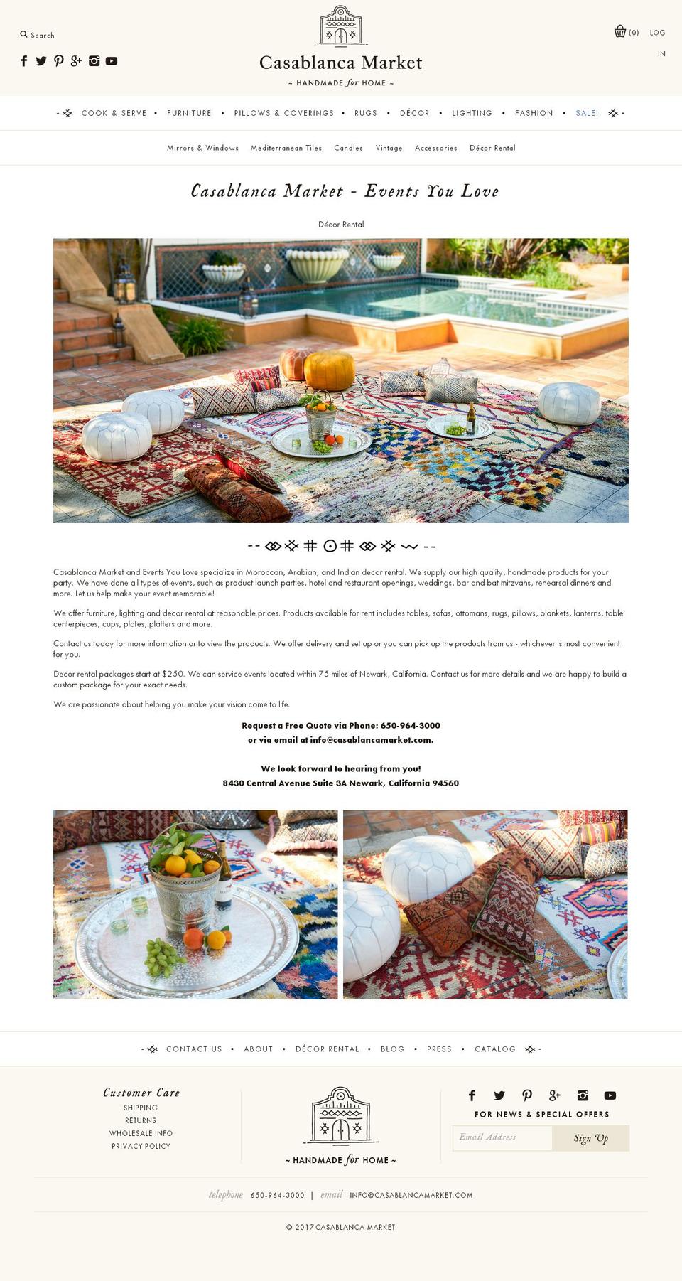 Casablanca Market by Braizen Shopify theme site example eventsyoulove.com