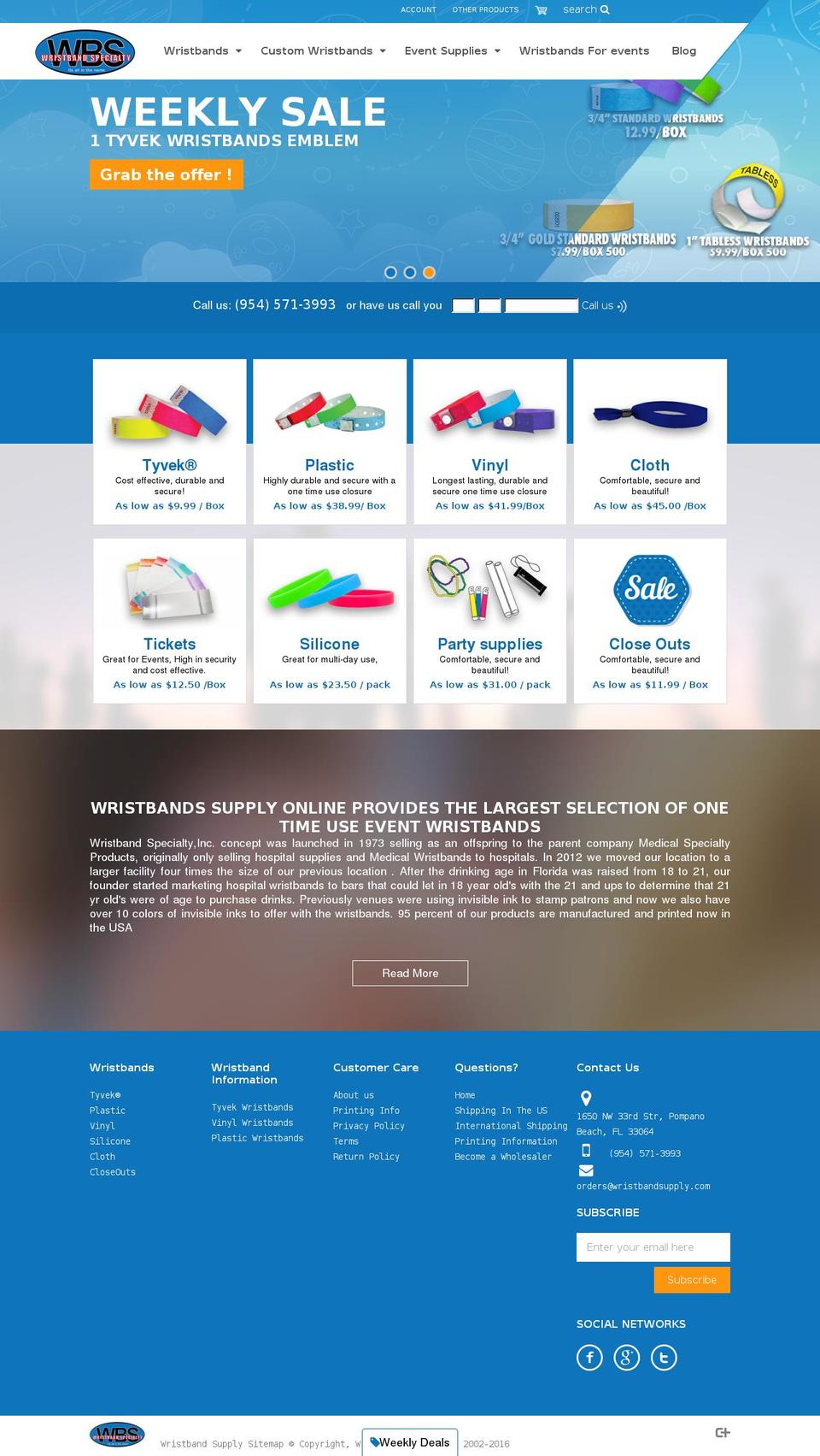 wbs Shopify theme site example eventwristband.net