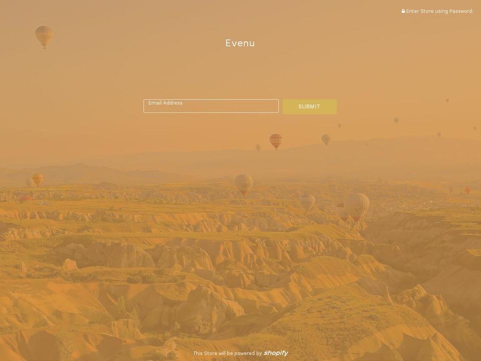 evenu.com shopify website screenshot