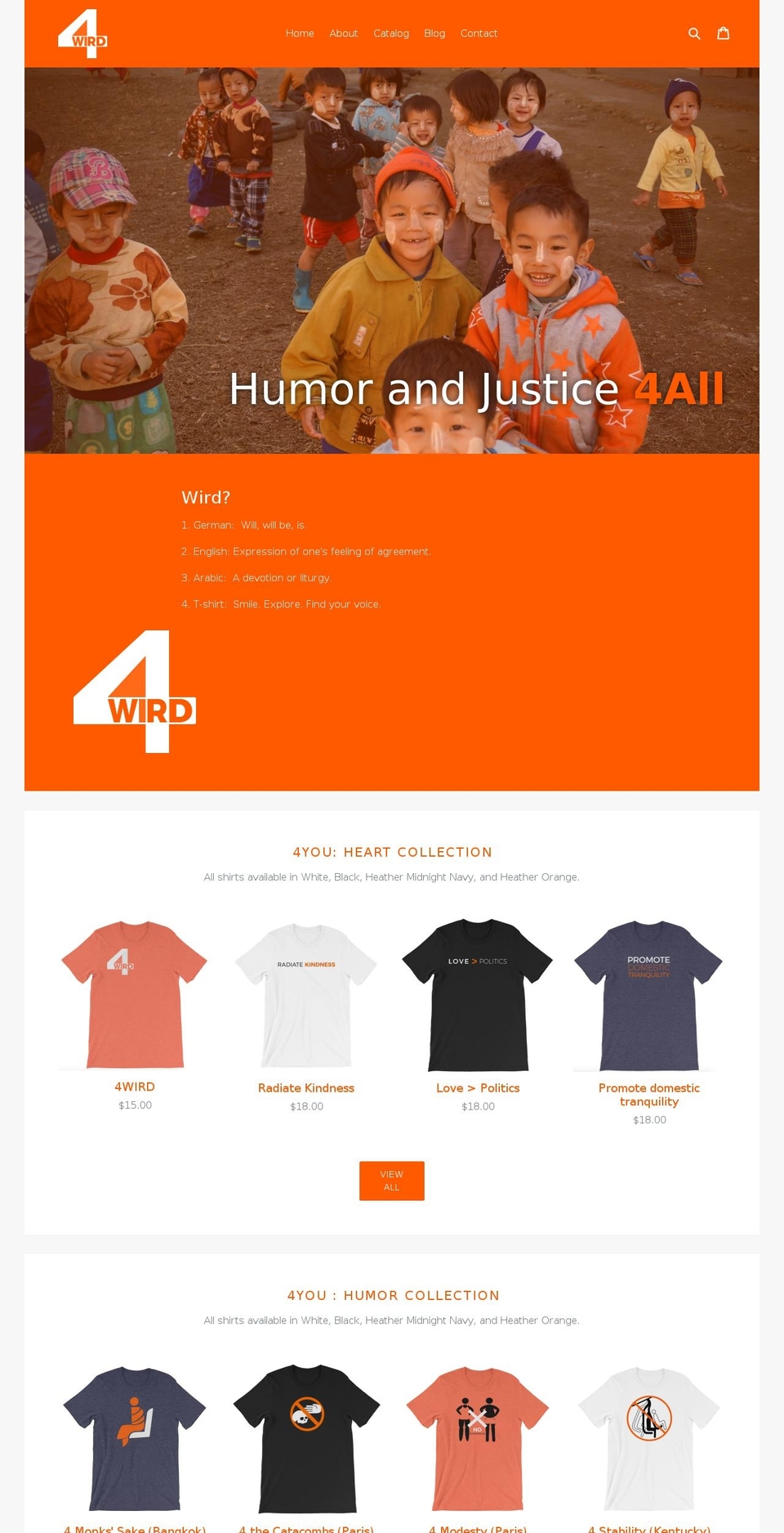 ever4wird.com — Shopify storefront screenshot