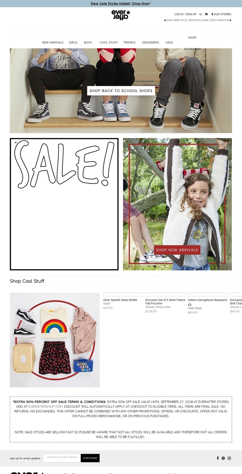 LIVE - 3.28.18 @ 1:00pm - Checkout Upgrade Shopify theme site example everafteronline.net