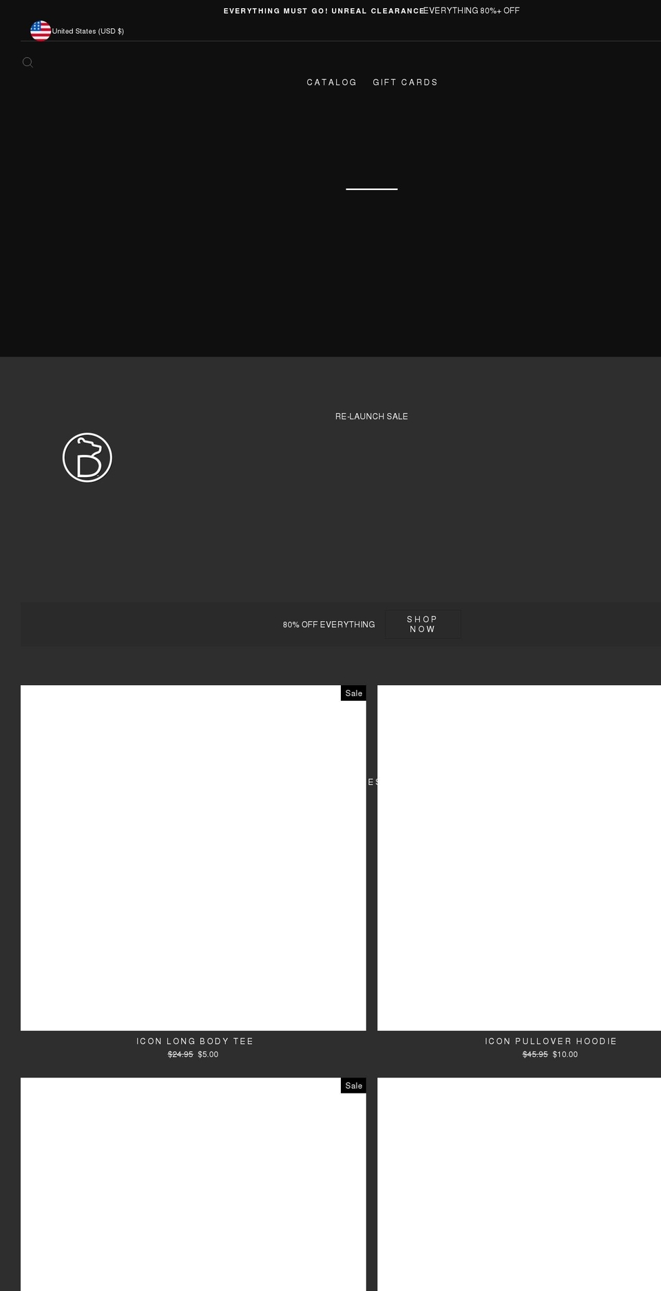 everbearbrand.com — Shopify storefront screenshot