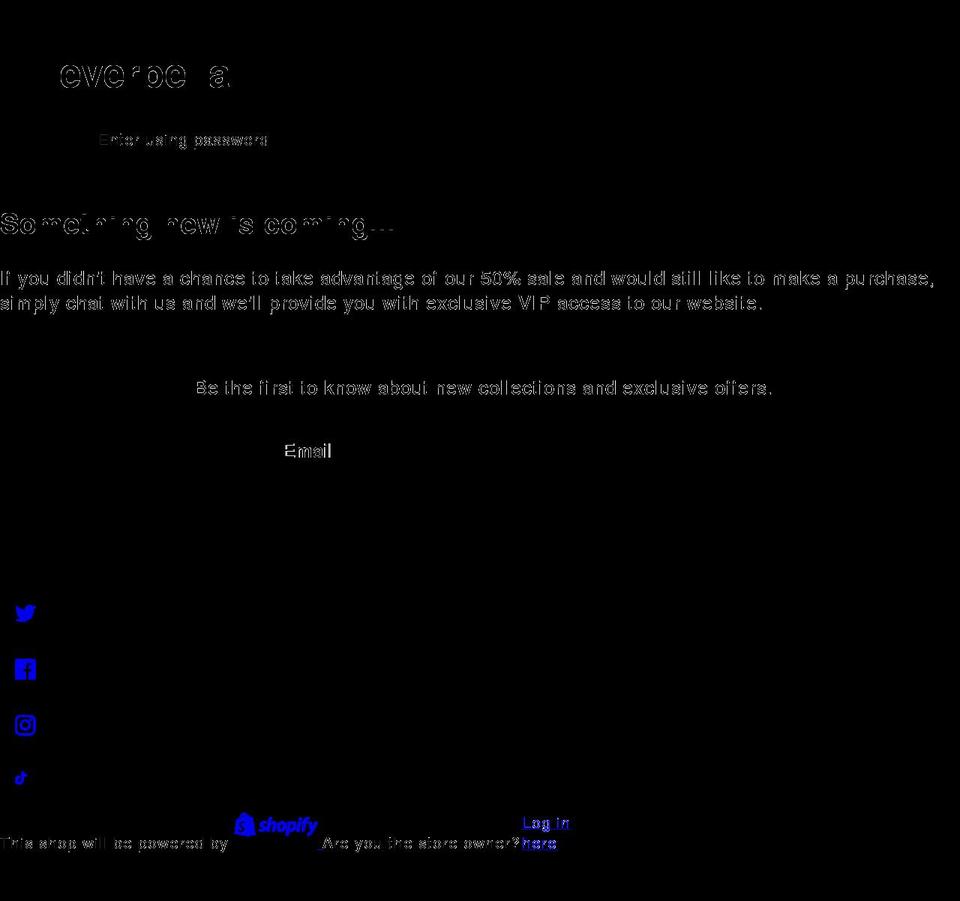 everbella.ca shopify website screenshot