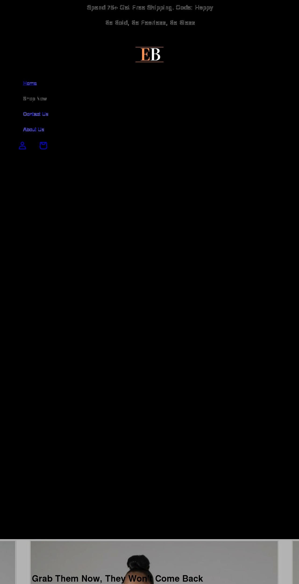 everblessstore.com shopify website screenshot