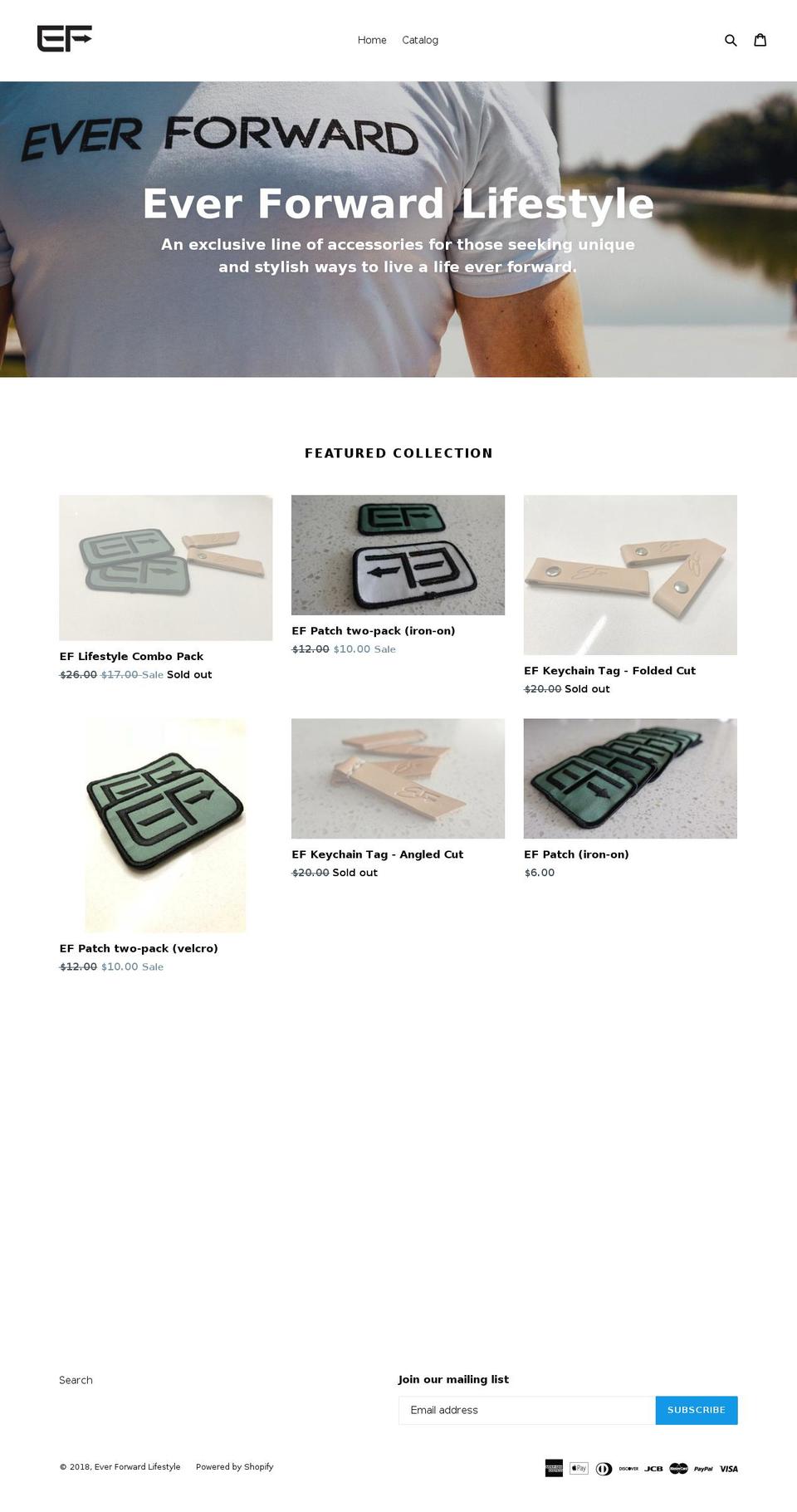 everforwardlifestyle.com shopify website screenshot