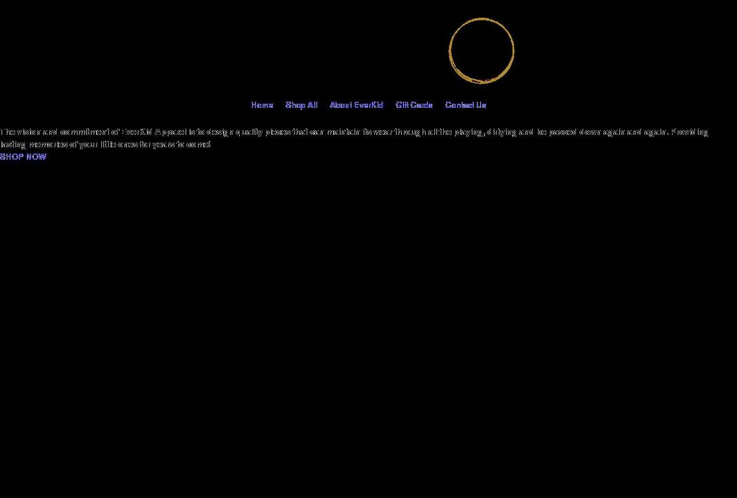everkidapparel.com shopify website screenshot