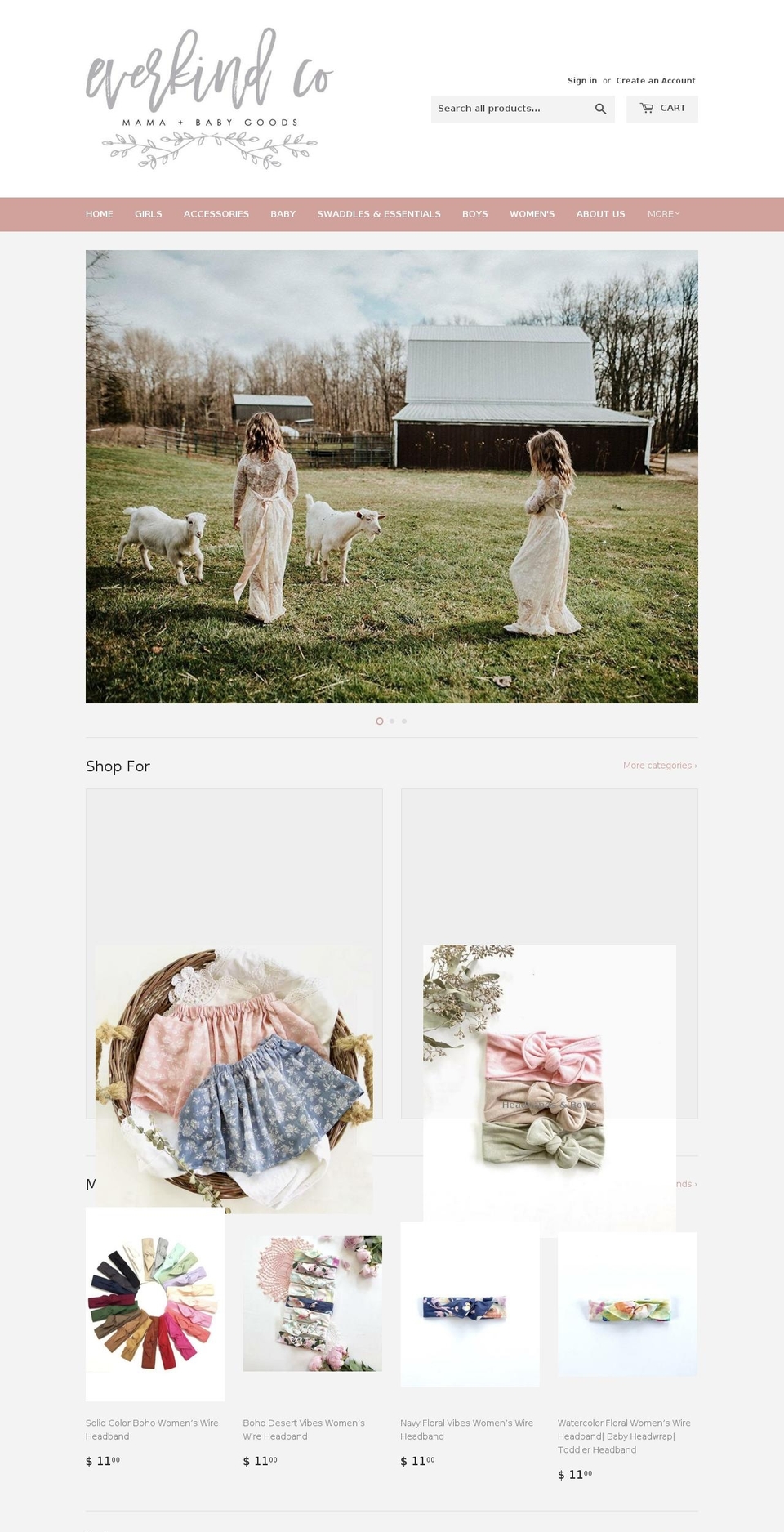 everkindco.com — Shopify storefront screenshot