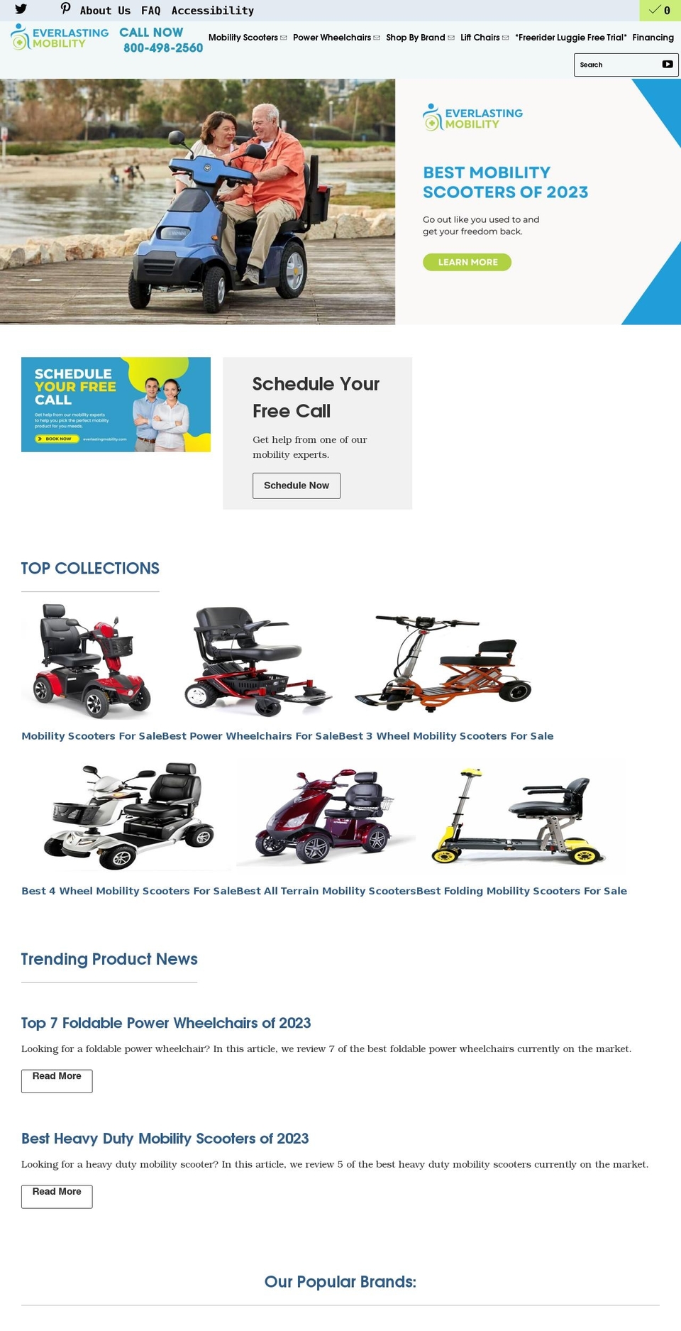 everlastingmobility.com shopify website screenshot