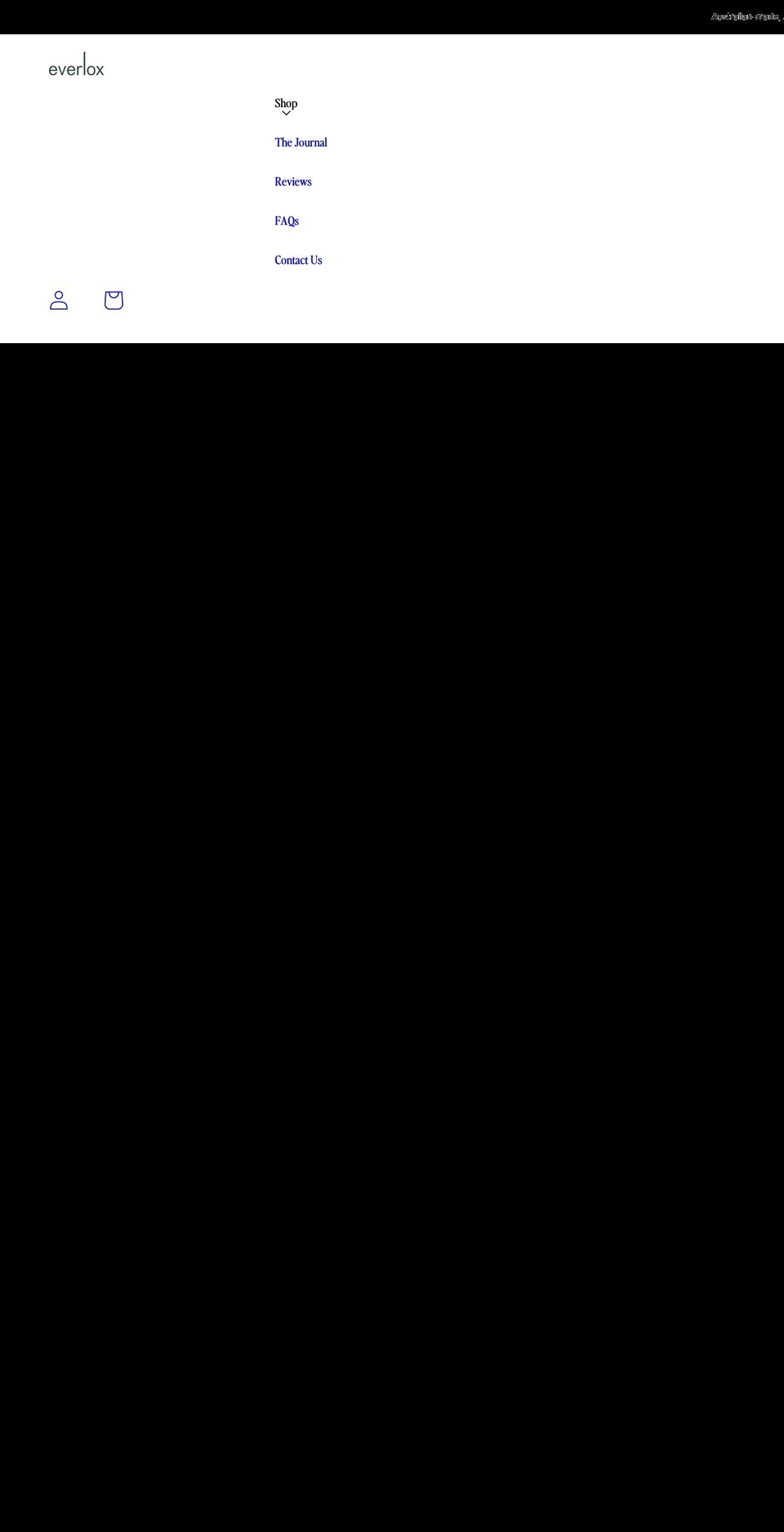 everlox.com shopify website screenshot