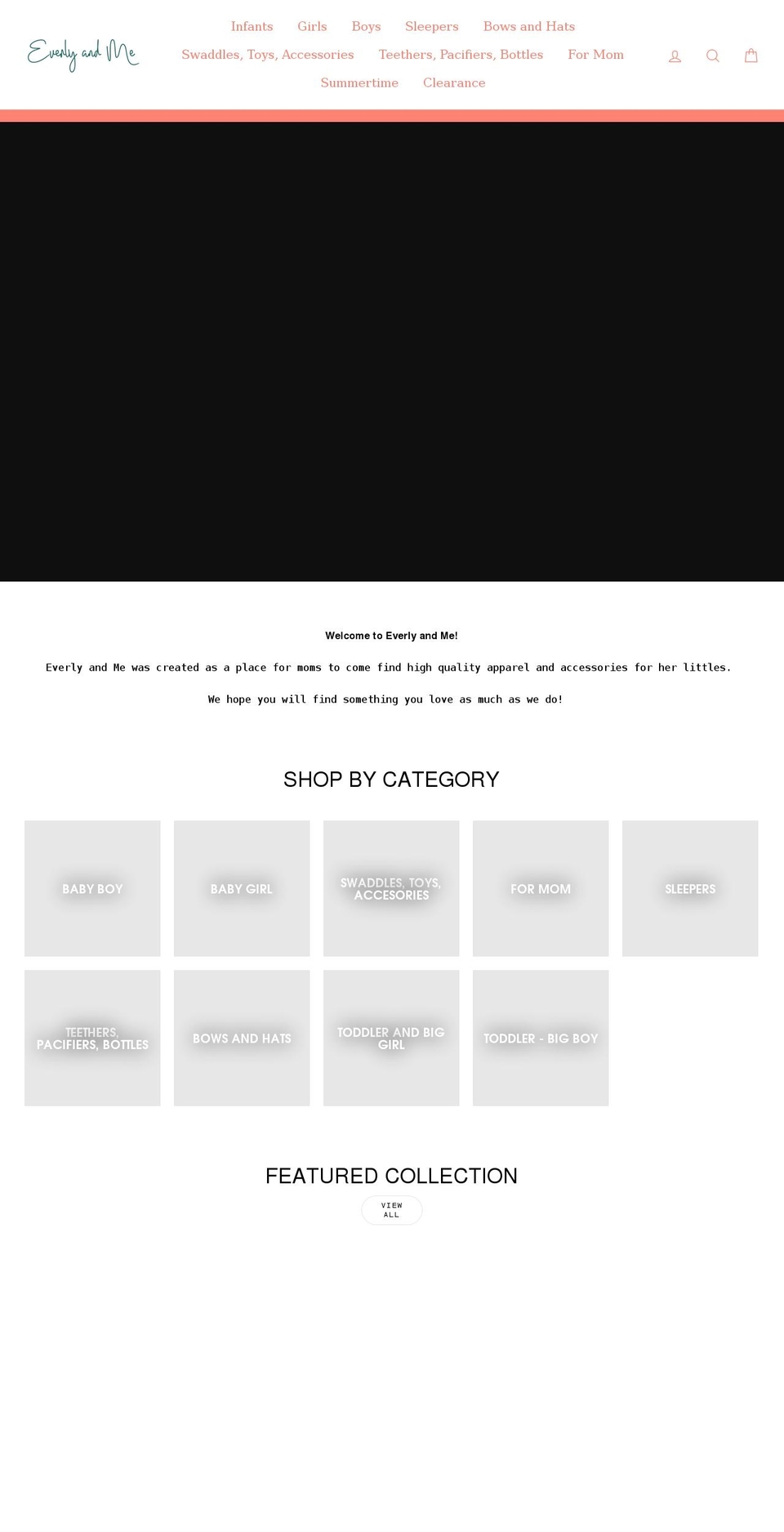 everlyandme.com shopify website screenshot