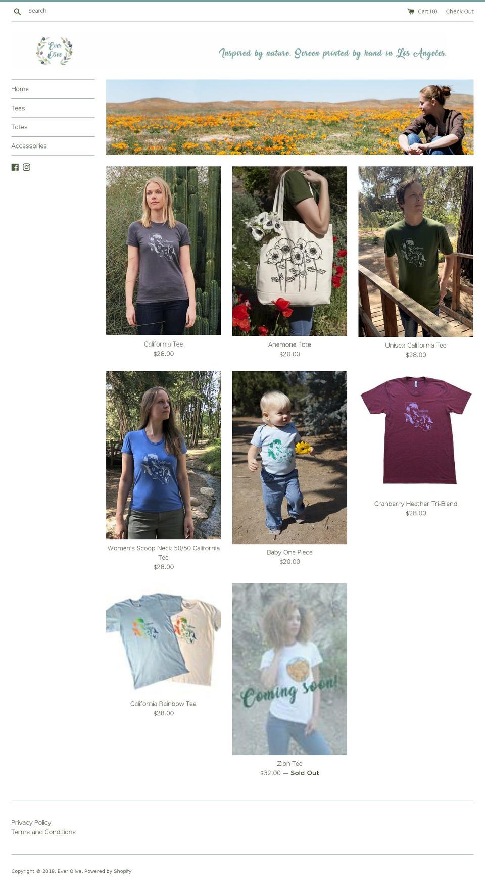 everolive.com — Shopify storefront screenshot