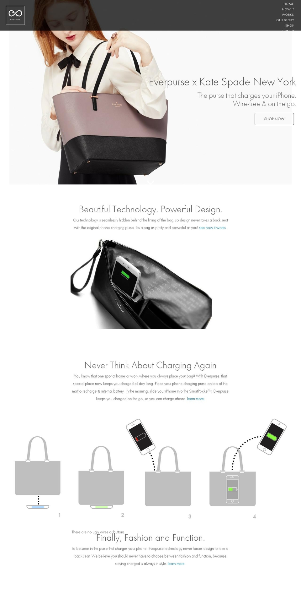 everpowered.com shopify website screenshot