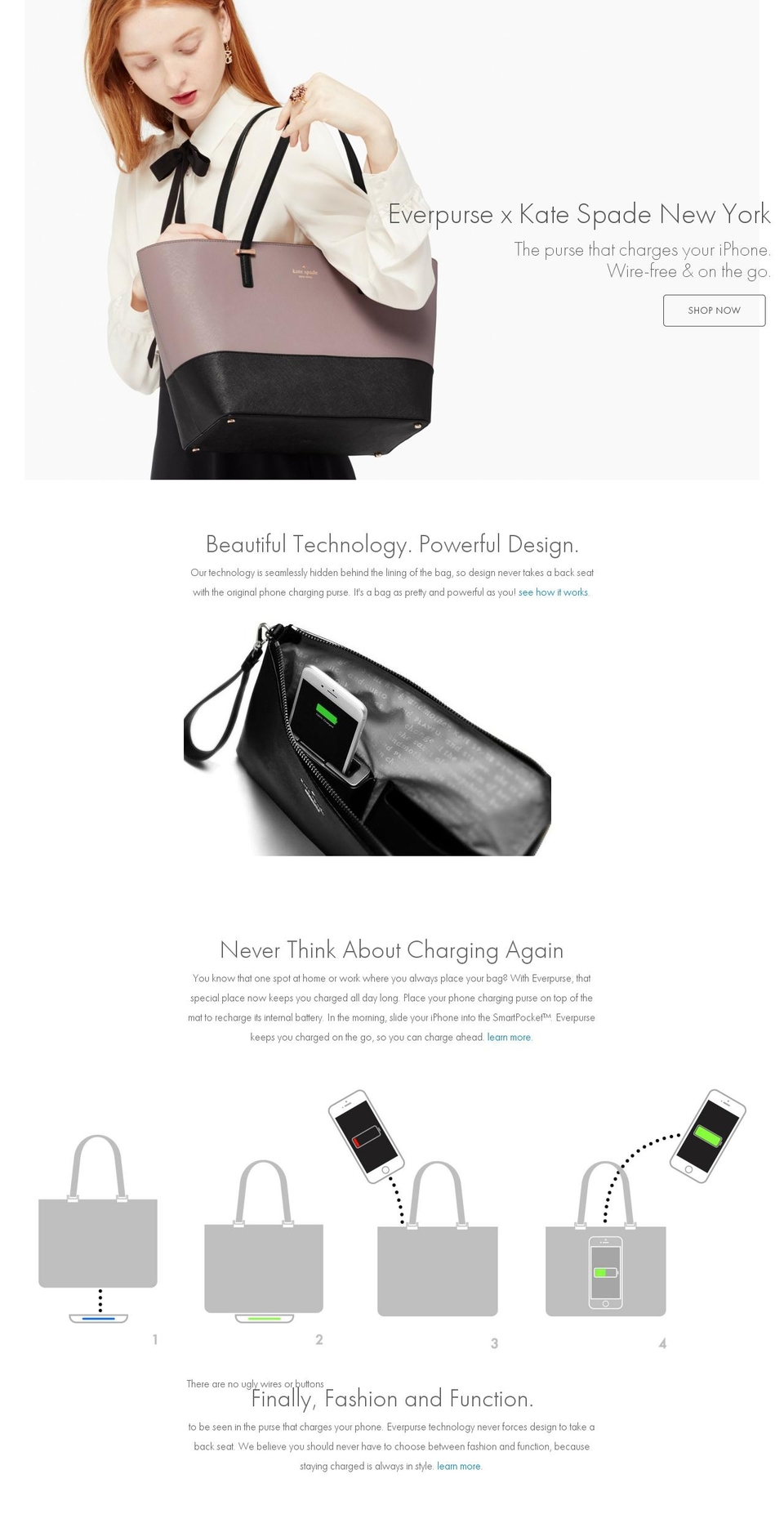 everpurse.com shopify website screenshot