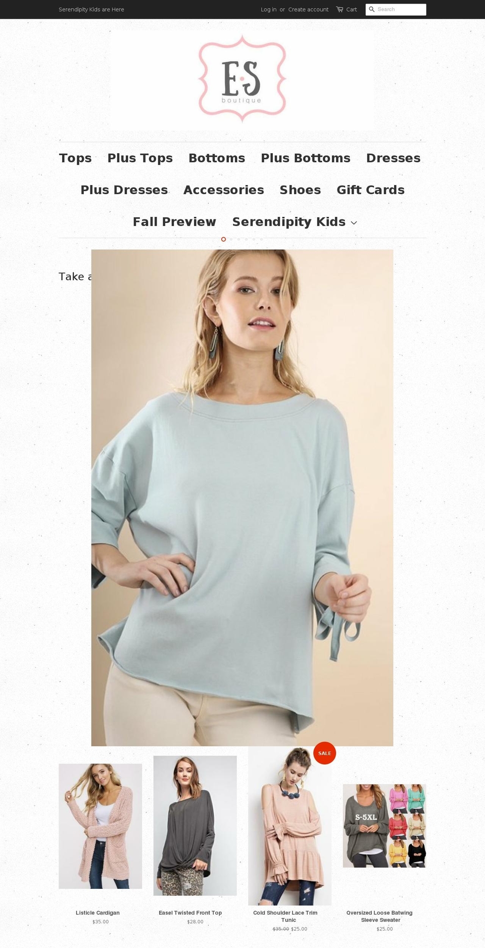 everserendipity.com — Shopify storefront screenshot