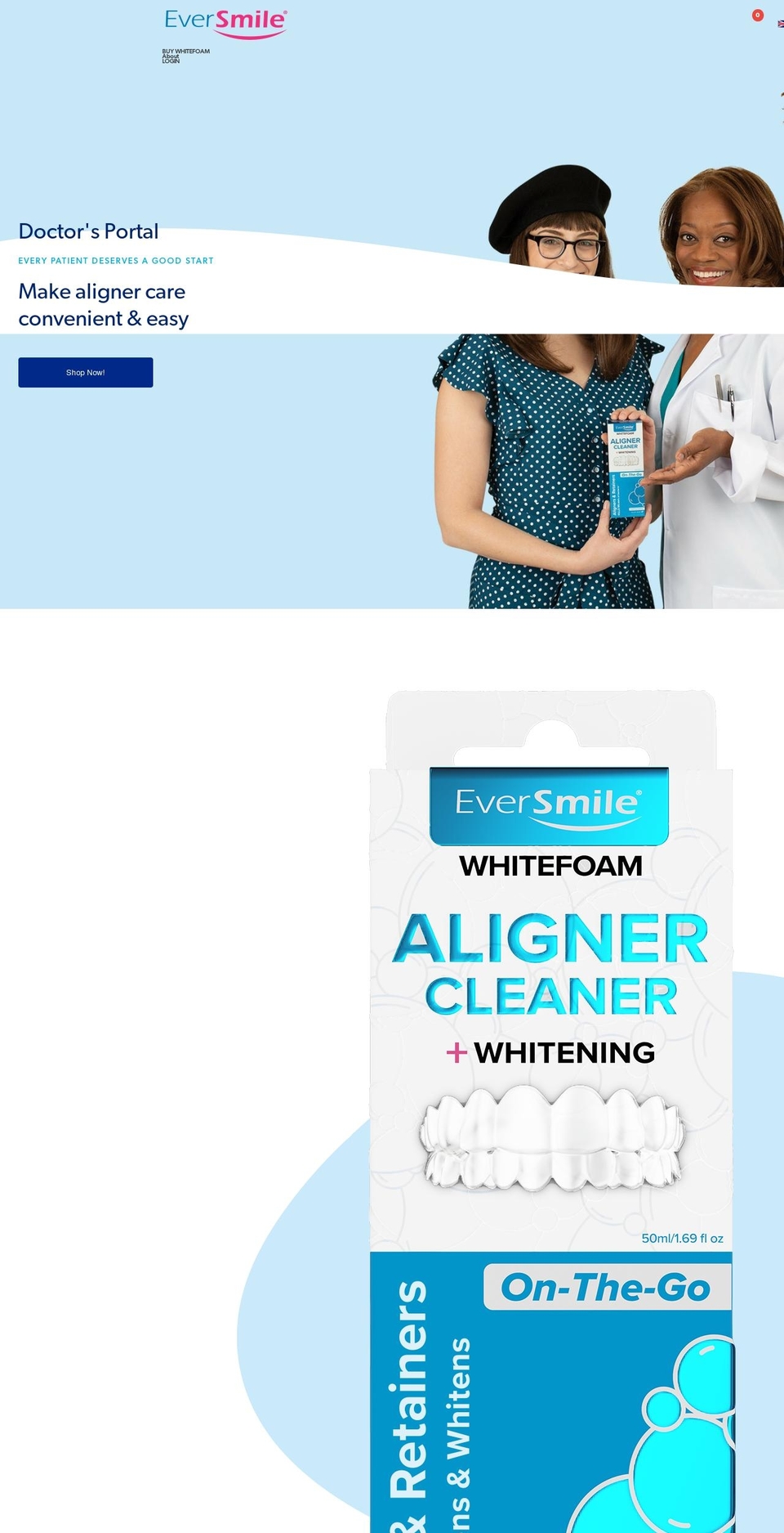 eversmile.uk shopify website screenshot