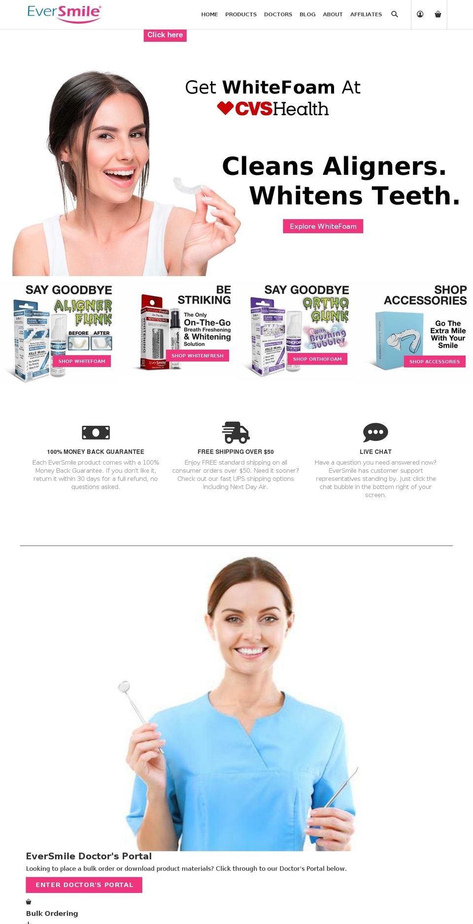 EverSmile 3.0 Shopify theme site example eversmileinc.com