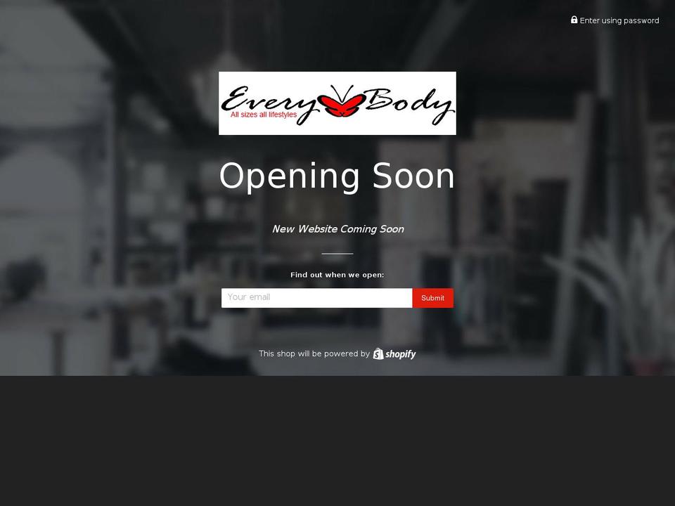 everybody-store.com shopify website screenshot