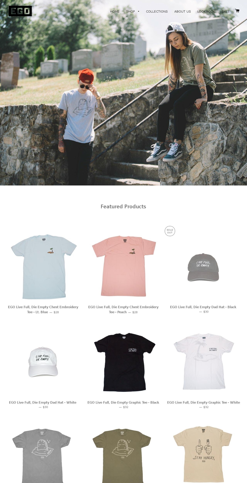 everybodygotone.com shopify website screenshot