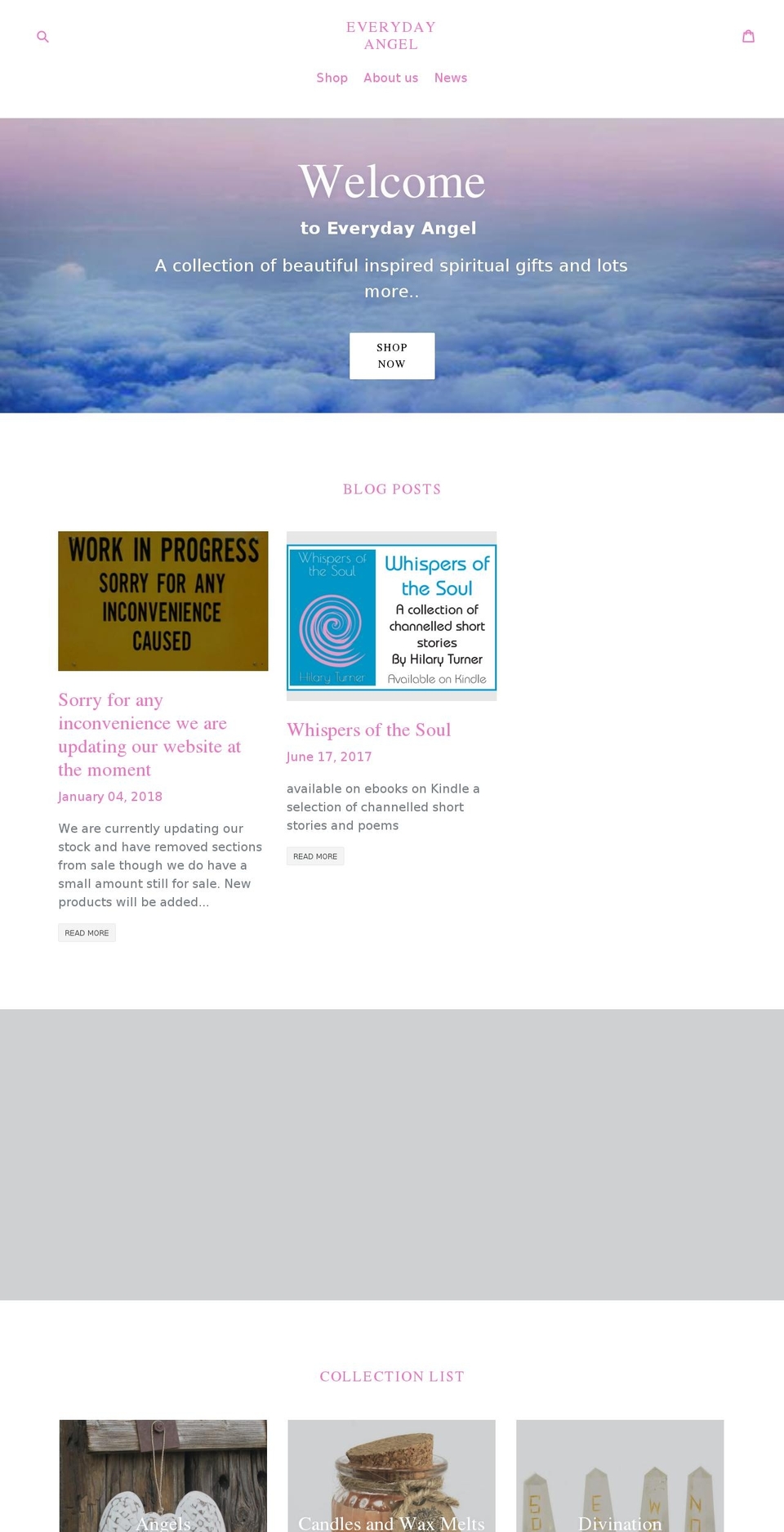 everyday-angel.com — Shopify storefront screenshot