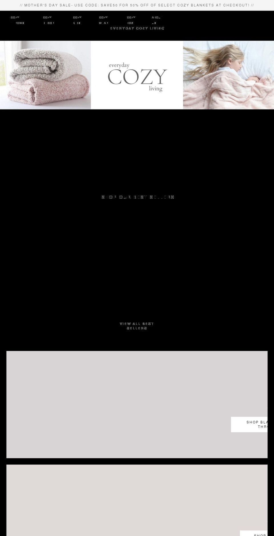 everydaycozyliving.com shopify website screenshot