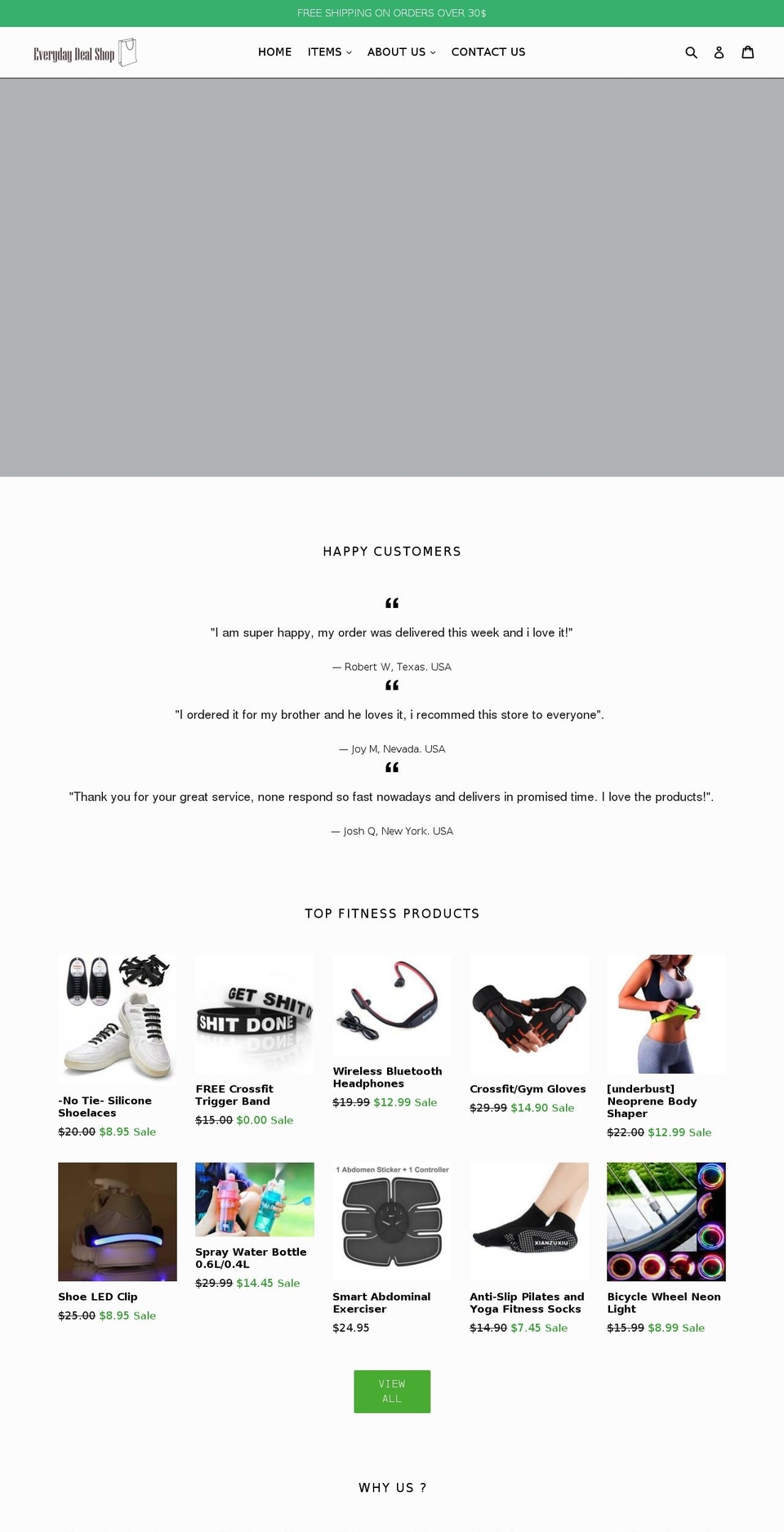 everydaydealshop.com — Shopify storefront screenshot
