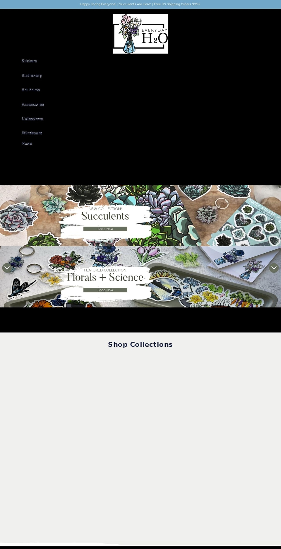 everydayh2o.com shopify website screenshot