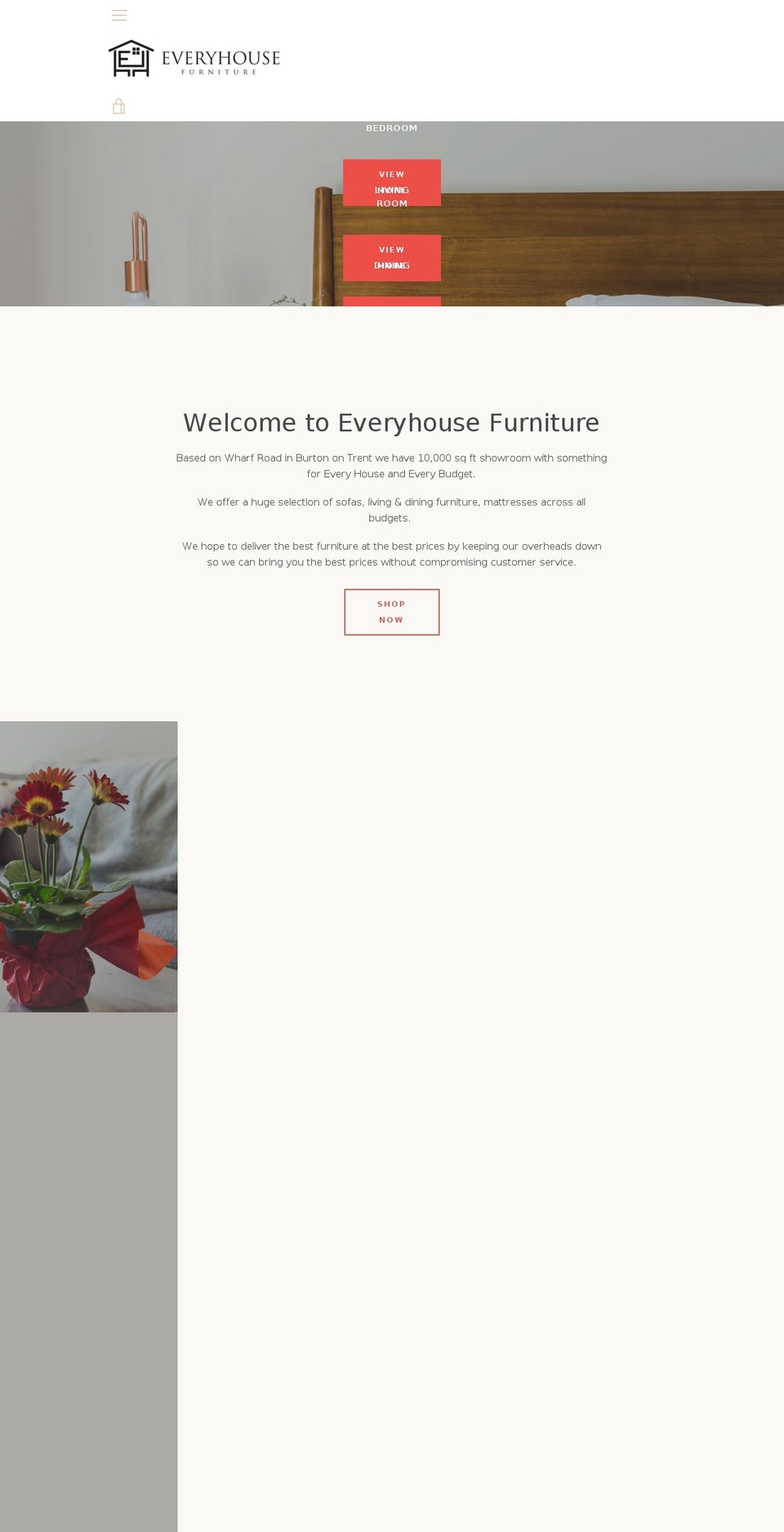 everyhousefurniture.com — Shopify storefront screenshot