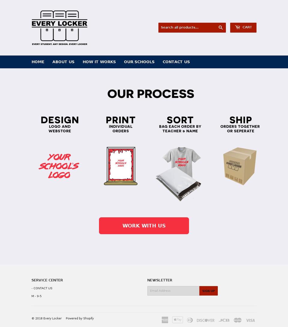 everylocker.com — Shopify storefront screenshot