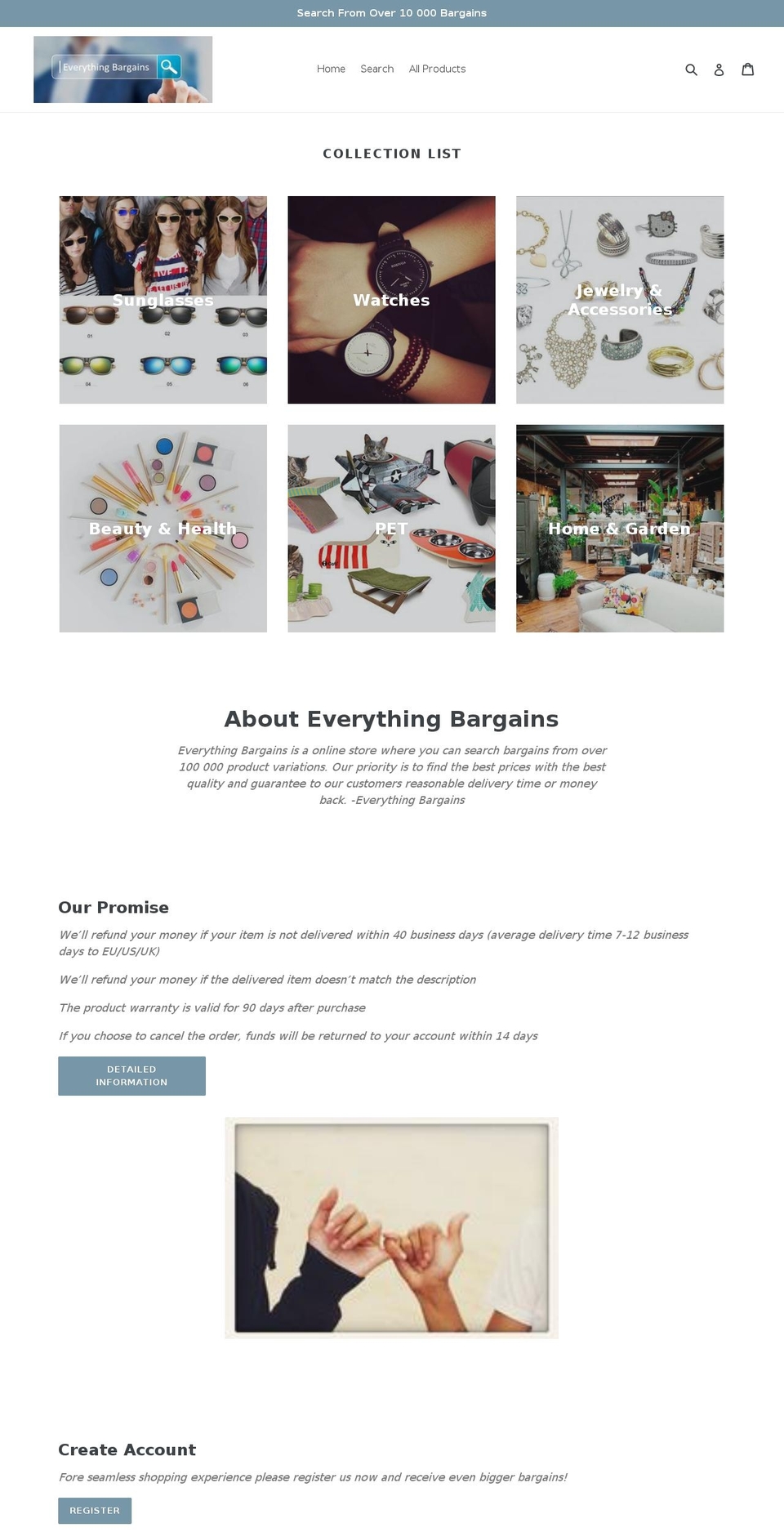 everything.bargains shopify website screenshot