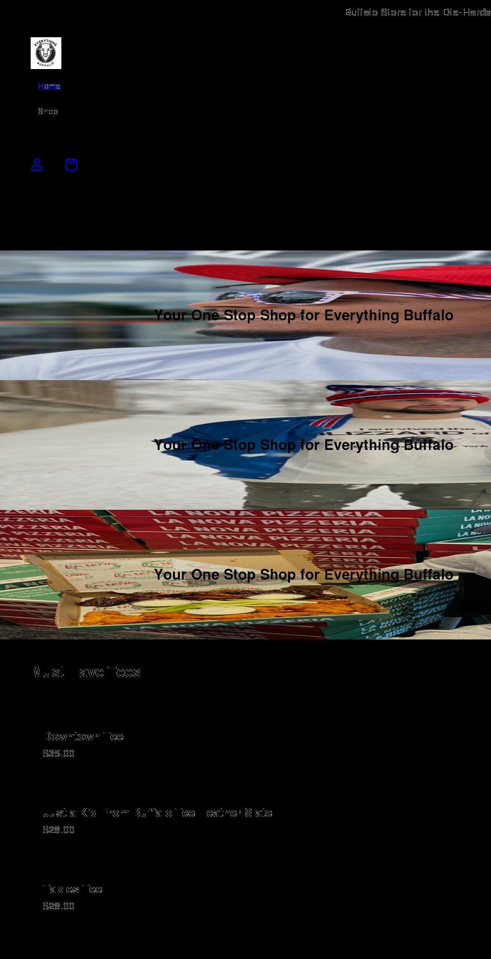 everythingbuf.com shopify website screenshot