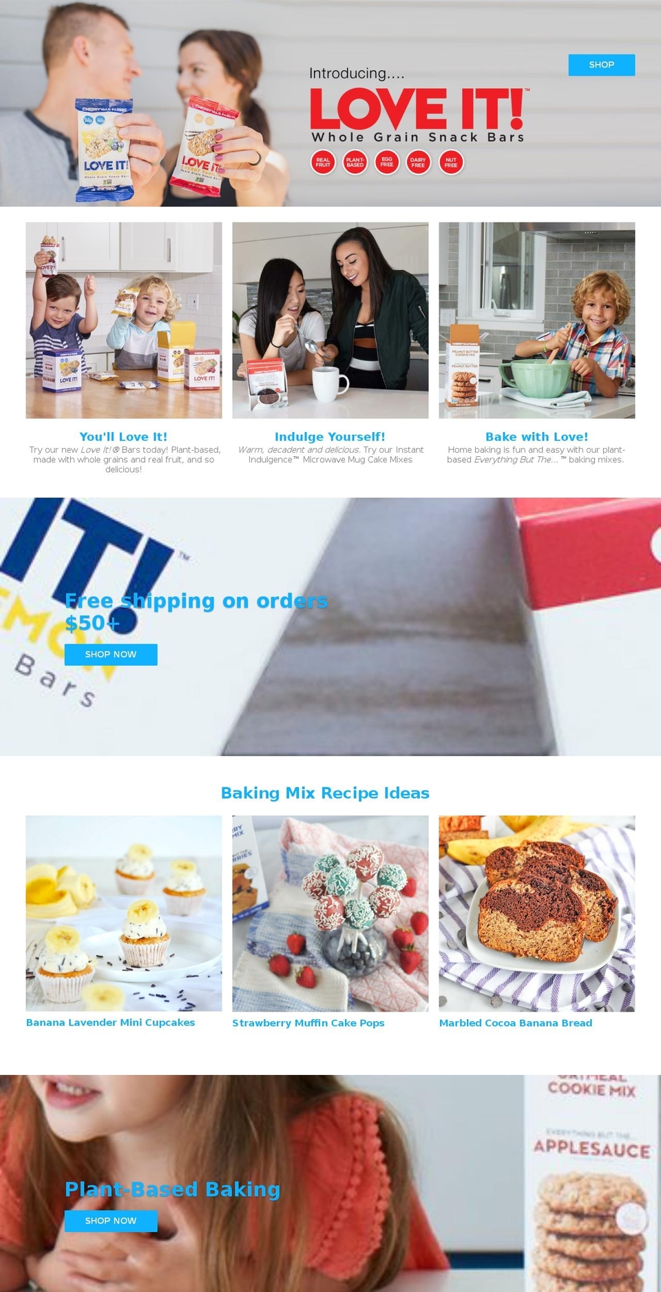 everythingbutthebananas.com shopify website screenshot