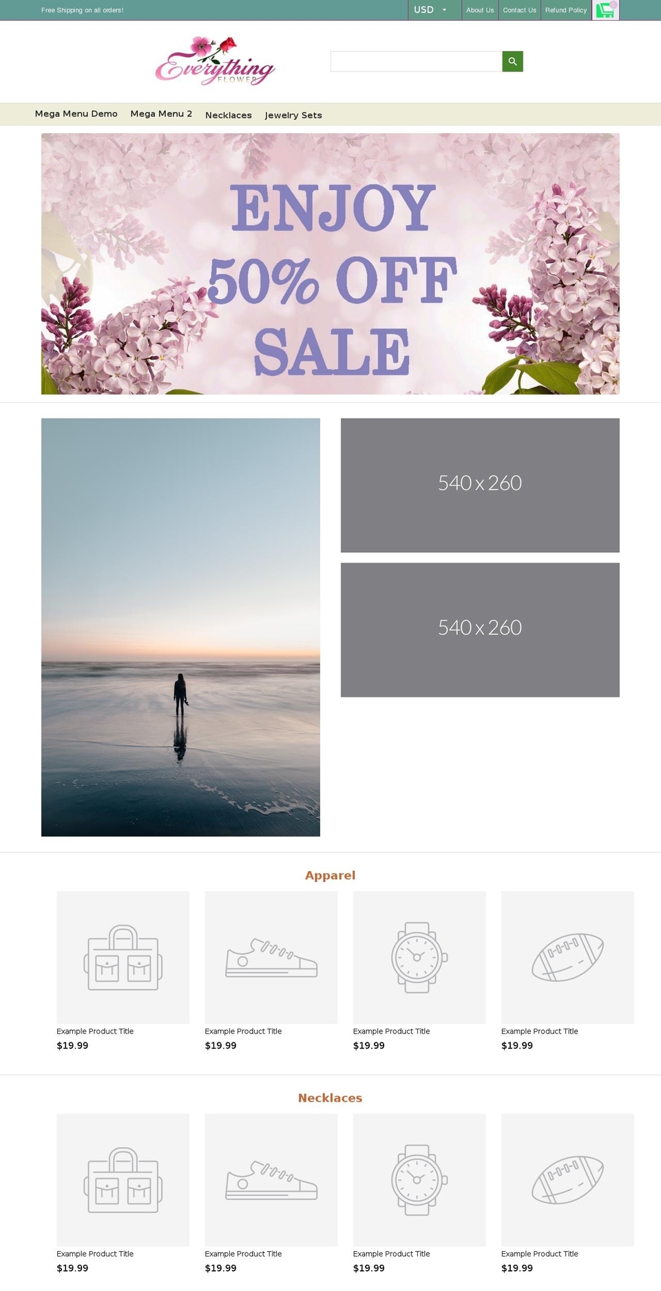 everythingflower.com — Shopify storefront screenshot